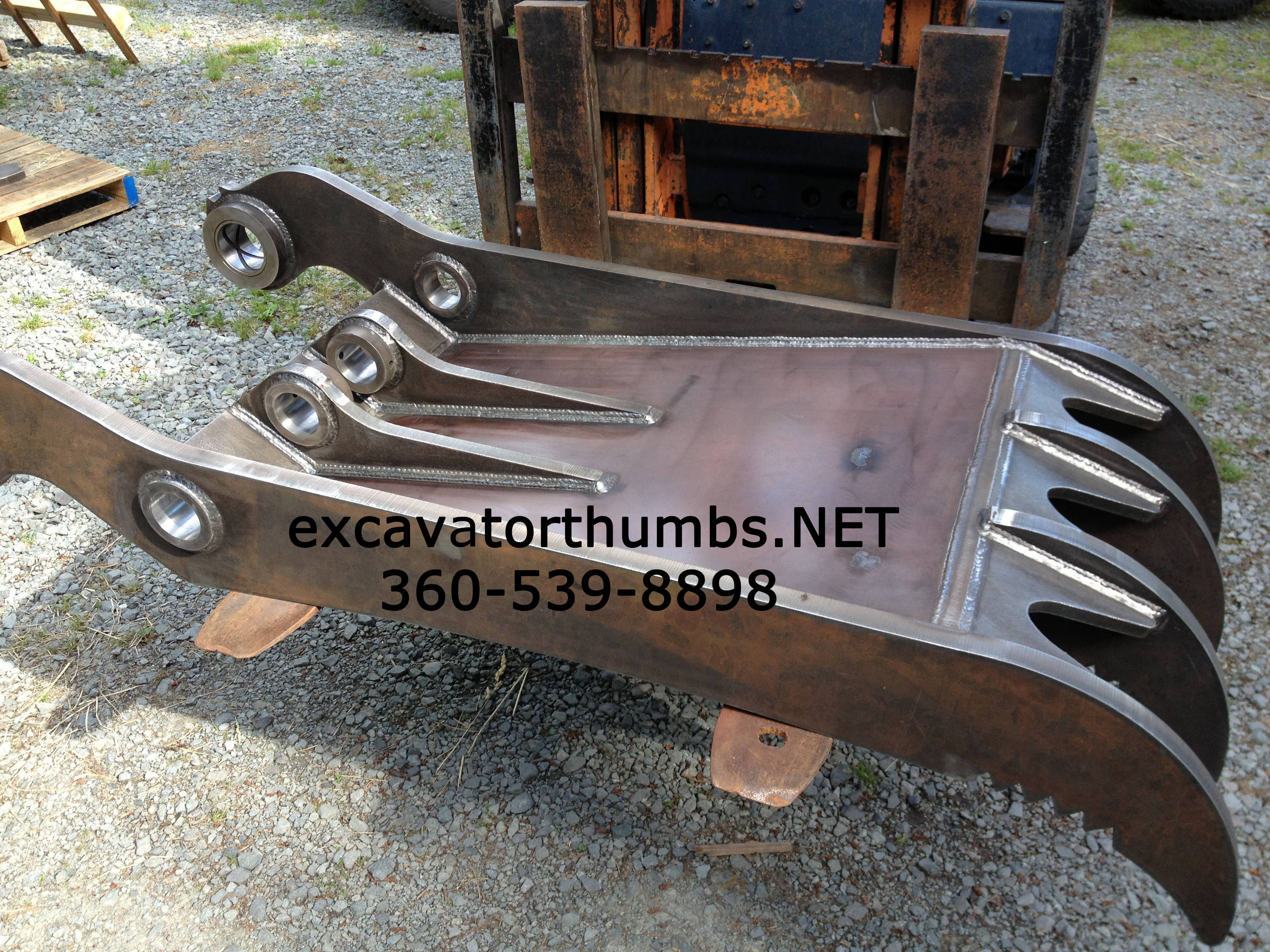 Excavator Thumb Attachments